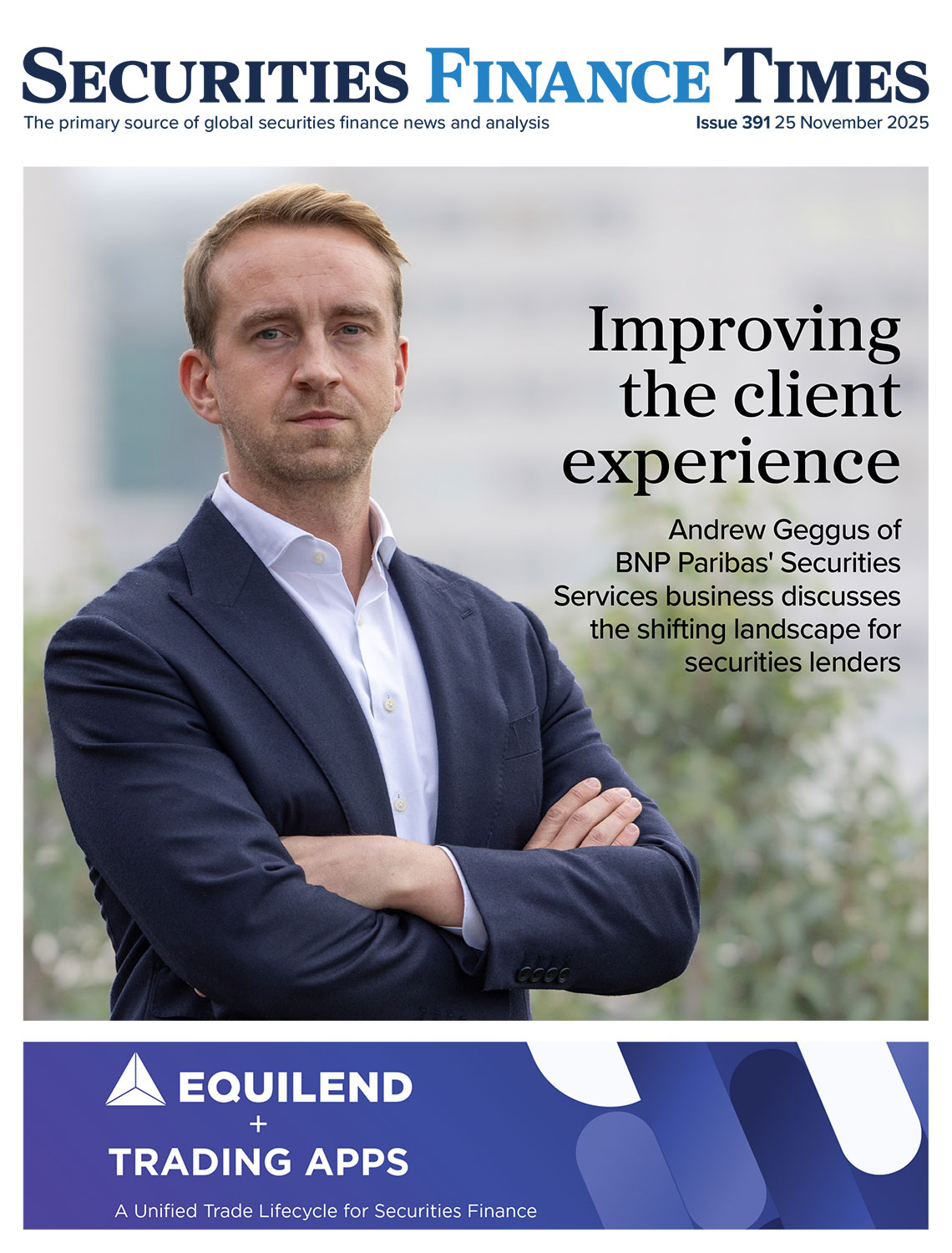 Securities Lending Times issue front cover